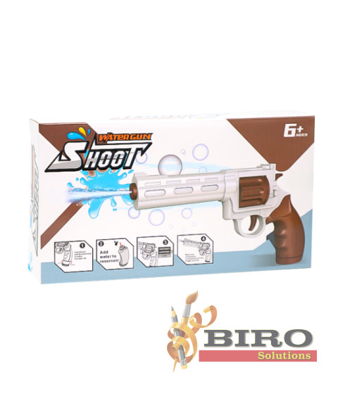 Pistol de apă electric, alb/maro, cod 812018