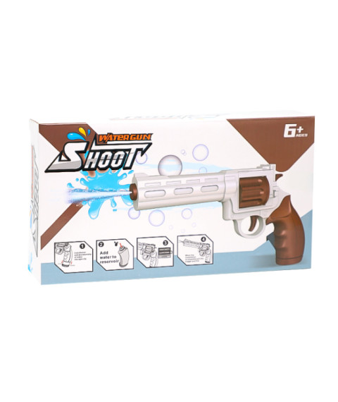 Pistol de apă electric, alb/maro, cod 812018