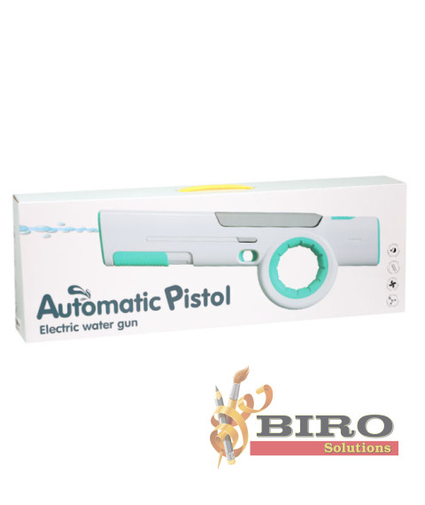 Pistol de apă electric cu baterie reîncărcabilă, albastru, cod 835102