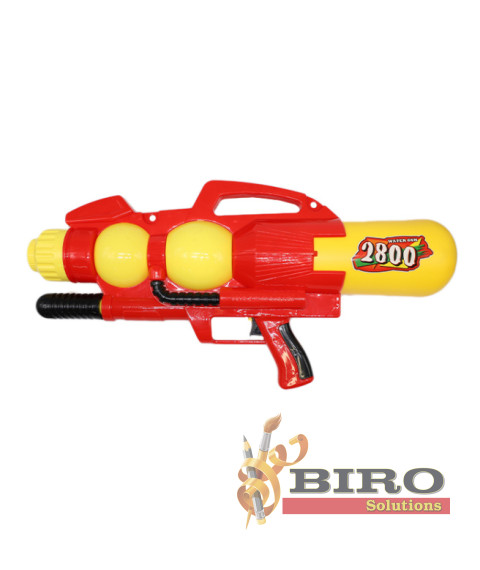 Pistol cu apă, galben/roșu, cod 812041