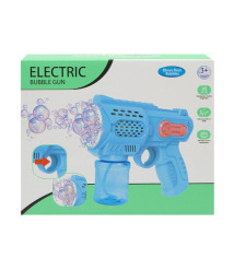 Pistol pentru bule de săpun cu lumină și sunet, albastru