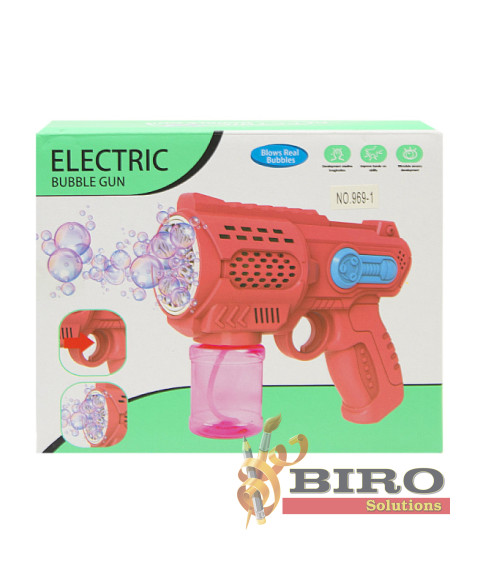 Pistol pentru bule de săpun cu lumină și sunet, roz