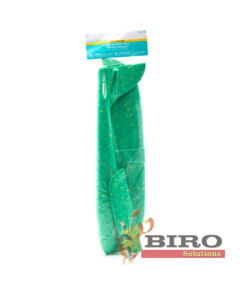 Avion planor 48 cm (front LED) verde, cod 152619