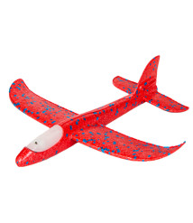 Avion planor 37cm (front LED), roșu, cod 177021
