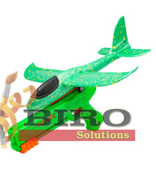 Avion planor cu pistol, verde, cod 177019