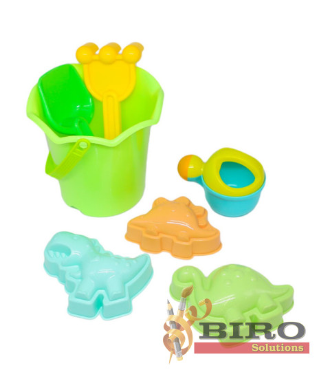Set pentru nisipiera 7 elemente, verde, cod 822130