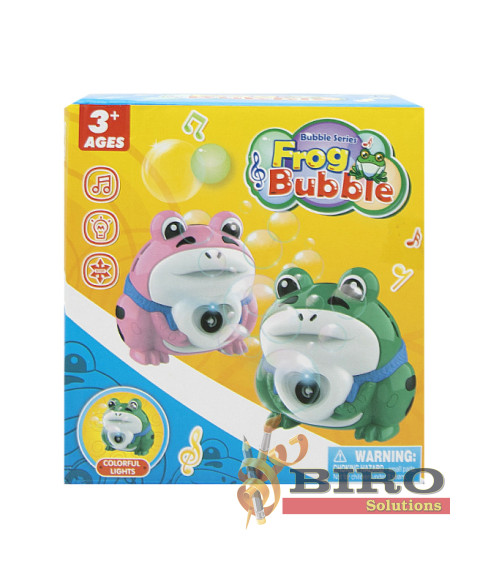 Mașină cu bule de săpun „Frog”, verde
