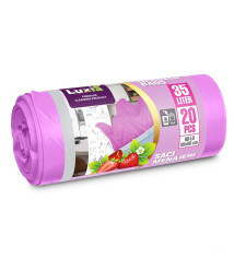 LUXIA Pungi p/u gunoi cu urechi 35 L 20 buc. cu aroma capsuni LUX-4015