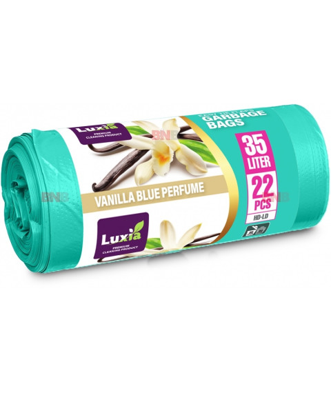 LUXIA Pungi p/u gunoi cu urechi 35 L 22 buc. cu aroma vanilie LUX-4072