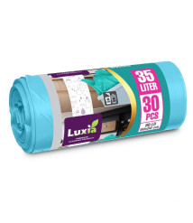 LUXIA Pungi p/u gunoi cu urechi 35 L 30 buc. turcoaz LUX-4014