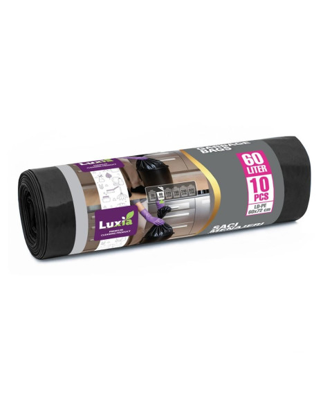 LUXIA Pungi p/u gunoi Ultrarezistenti 60 L 10 buc. LUX-4009