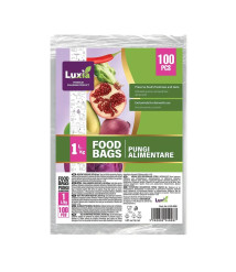 LUXIA Pungi alimentare rezistente 1KG 100 buc LUX-4028