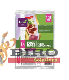 LUXIA Pungi alimentare rezistente 1KG 100 buc LUX-4028