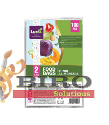 LUXIA Pungi alimentare rezistente 2KG 100 buc. LUX-4029