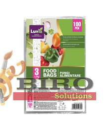 LUXIA Pungi alimentare rezistente 3KG 100 buc. LUX-4030