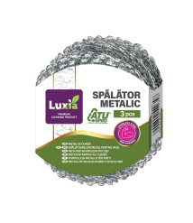 Bureți metalici LUXIA pentru vase – set 3 buc. – LUX-4034 Bureți metalici LUXIA pentru vase – set 3 buc. – LUX-4034