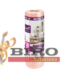 LUXIA Laveta universala rola 50 buc rosie LUX-4037