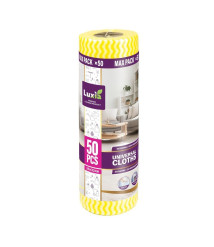 LUXIA Laveta universala rola 50 buc galbena LUX-4040