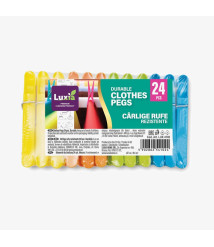 Cleşti pentru rufe rezistente 24 buc, LUXIA,LUX-4102