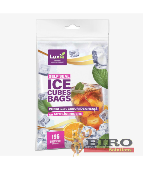 LUXIA Pungi pentru Cuburi de Gheață cu Auto-închidere 196 cuburi/set LUX-4097