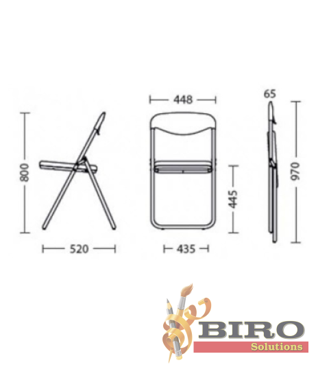 Scaun Jack alb, V-1