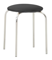 Scaun Chico, chrome,negru