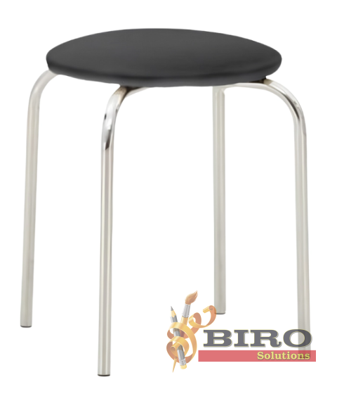 Scaun Chico, chrome,negru