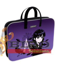 Mapă port-desen cu fermoar, textil, ErichKrause Another One, A4+