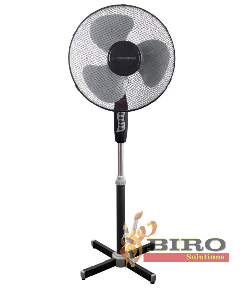 Ventilator Esperanza HURRICANE EHF001KE – 40 cm, 50W – 3 viteze, negru/gri