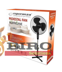 Ventilator Esperanza HURRICANE EHF001KK – 40 cm, 50W – 3 viteze, negru