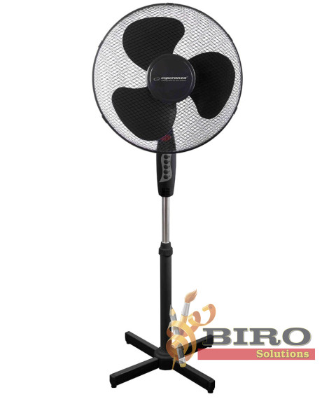 Ventilator Esperanza HURRICANE EHF001KK – 40 cm, 50W – 3 viteze, negru