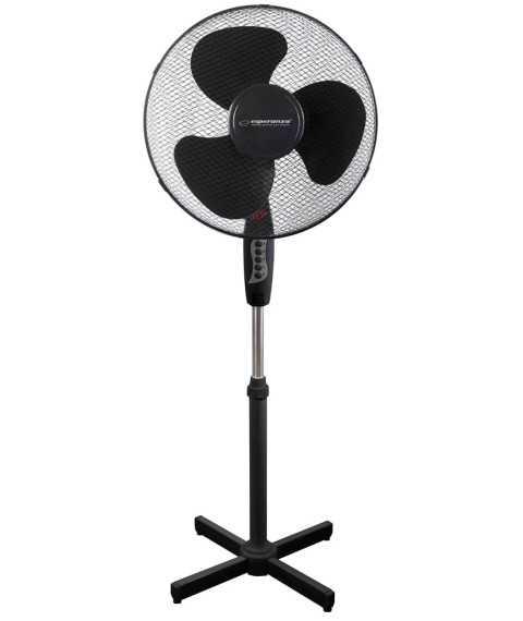 Ventilator Esperanza HURRICANE EHF001KK – 40 cm, 50W – 3 viteze, negru