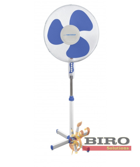 Ventilator Esperanza HURRICANE EHF001WB – 40 cm, 50W – alb/albastru, 3 trepte