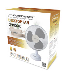 Ventilator de birou Esperanza CHINOOK EHF003WE – 30 cm, 40W – 3 viteze
