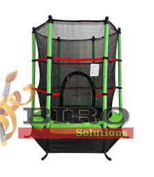 Trambulină d 140 cm, verde-negru