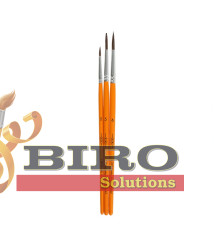 Set din 3 pensule Pony rotunde 2, 5, 6, SMART Line