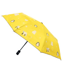 Umbrelă pliabilă Pinguin, galbenă, cod 220006