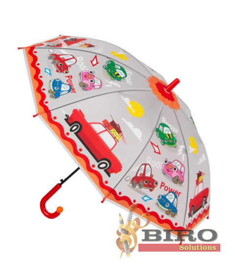 Umbrelă pentru copii animale, roșie, cod 180019