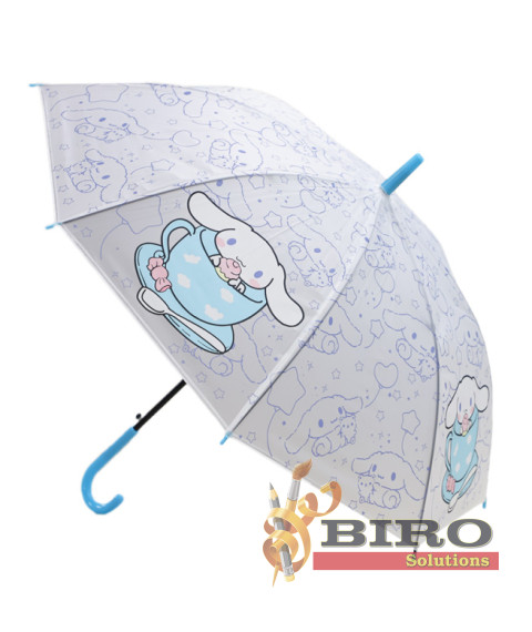 Umbrelă pentru copii Kuromi&Friends, iepure albastru, cod 220216