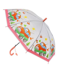 Umbrelă transport pentru copii, roz, K295, cod 220220
