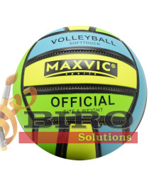 Minge de volei Maxvic Nr.5, albastră, cod 203017