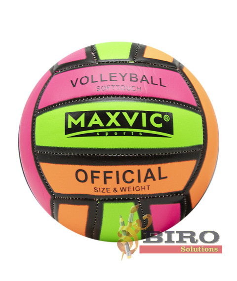 Minge de volei Maxvic Nr.5, roză, cod 203018