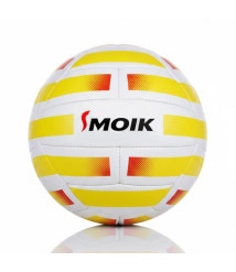 Minge de volei Size 5, cusută la mașină, galbenă, cod 2119D