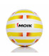 Minge de volei Size 5, cusută la mașină, galbenă, cod 2119D