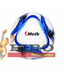 Minge de fotbal Size 5 PVC-Paneled Glued, albastru-albastru deschis, cod 2130D