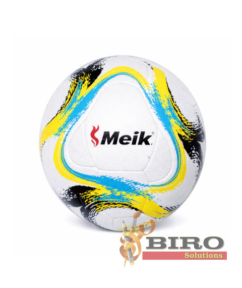 Minge de fotbal Size 5 PVC-Paneled Glued, galben-albastru deschis, cod 2131D