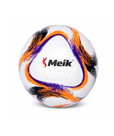 Minge de fotbal Size 5 PVC-Paneled Glued, portocaliu-violet, cod 2132D