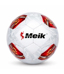 Minge de fotbal Size 5 Wound Bladder 8, roșie, cod 2133D