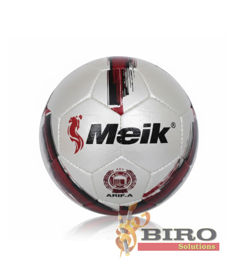 Minge de fotbal Size 5 Machine-Stitched 10, roșie, cod 2140D