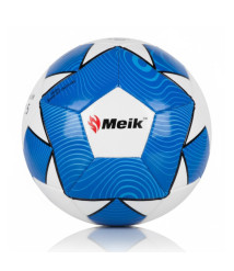 Minge de fotbal Size 5 PVC Foam Football, cu model romb albastru, cod 2143D